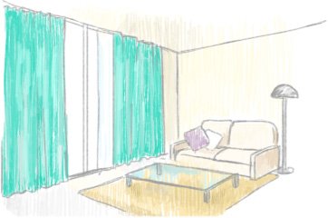 カーテンの役割