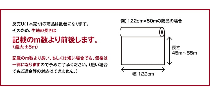 【静電気】ニュー レコード 122cm巾 P100％ (50m/反) PG-262