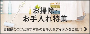 お掃除・お手入れ特集