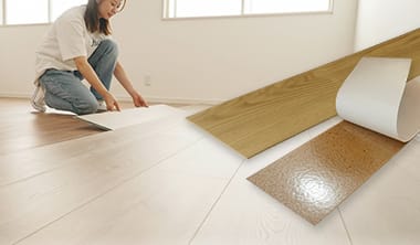 DIYで貼れるフローリング特集