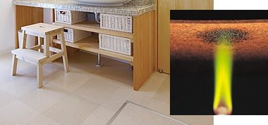 床材の違いによる素足裏面の温暖効果の比較