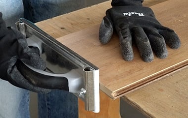 切り口の表面を整える