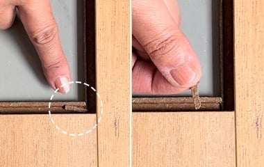 邪魔をしている部分を取り除く