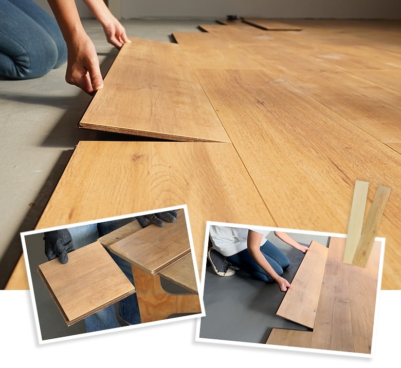 壁側の手前まで同様の工程を繰り返してどんどん敷いていきましょう!