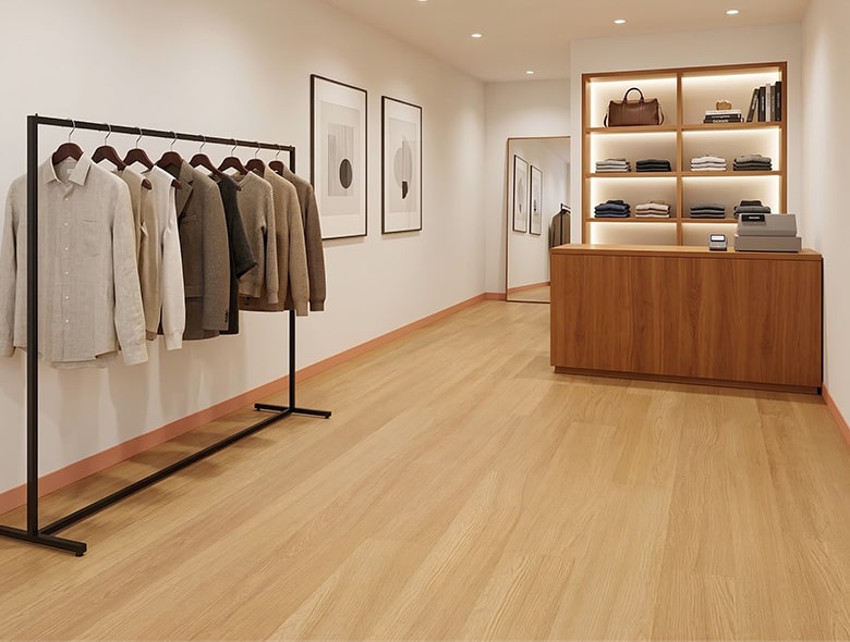 シナモンブラウンアッシュ 商業施設（店舗・ホテル・オフィスなど）の施工イメージ3