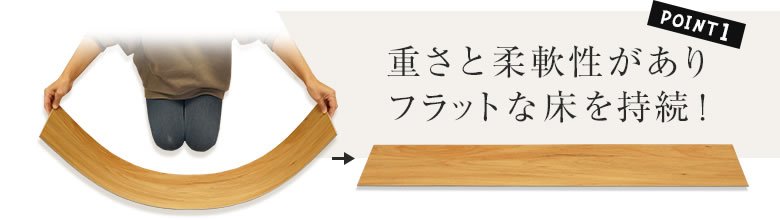 置くだけフローリング eucaのポイント