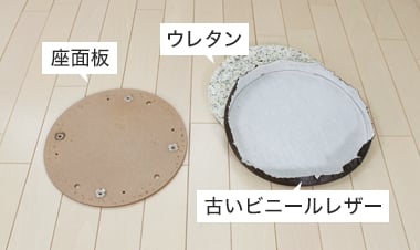 板だけになるように剥がす