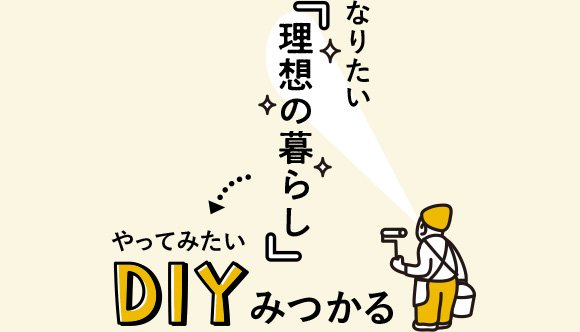 なりたい「理想の暮らし」やってみたいDIYみつかる