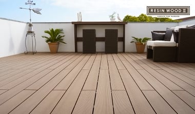 RESIN WOOD バルコニー直置きウッドデッキの施工方法