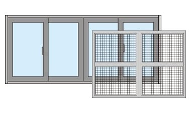 4枚建て戸の場合