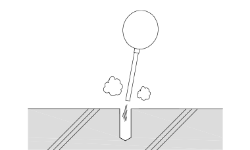 φ14ｍｍの穴を深さ35ｍｍ程度まであける