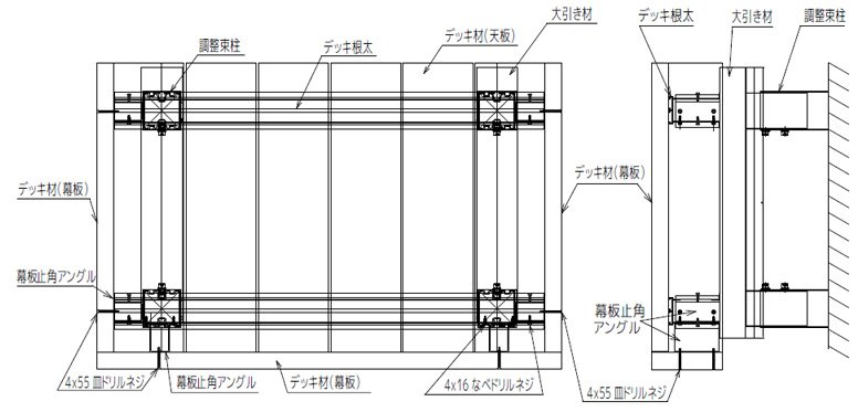 デッキ姿図