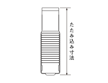 たたみ込み寸法