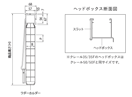 ラダーテープ仕様構造図