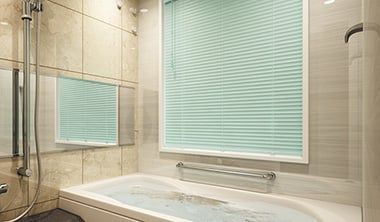 耐水タイプのブラインドの場合