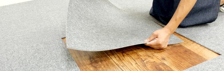 タイルカーペットの汚れなら交換しながら掃除
