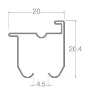 レール断面図