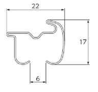 レール断面図