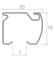 レール断面図