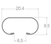 レール断面図