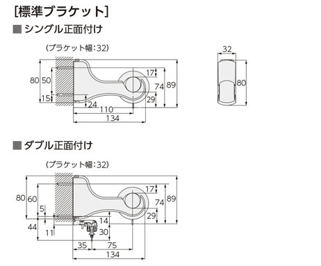 シングル・ダブル正面付け