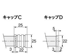 キャップC,D