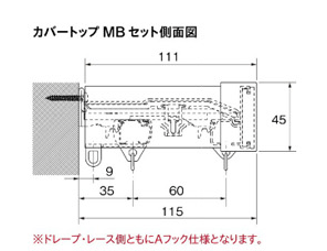 カバートップMBセット側面図