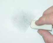 鉛筆や軽い手垢などの部分汚れ