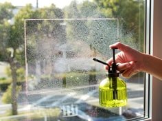 水を使った貼り付け