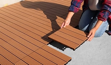 RESIN WOOD TILE