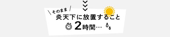 そのまま前回同様、放置すること2時間半