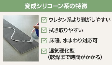 変成シリコーン系の特徴