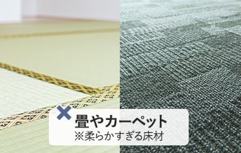 注意が必要な下地