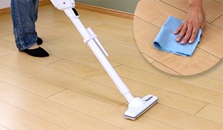 POINT 施工に入る前の掃除はしっかりと!