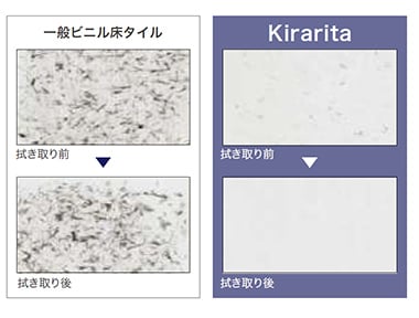 ヘリンボーンのフロアタイル