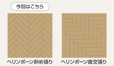 ヘリンボーンレイアウト