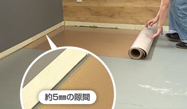 端から敷き詰める