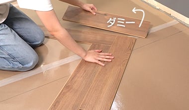 ダミーを取り外す