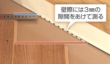 左右の端をカット