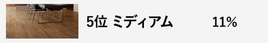 5位 ミディアム 11%