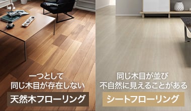 自然が生み出す唯一無二の木目