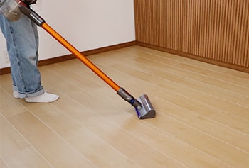 POINT 施工に入る前の掃除はしっかりと！