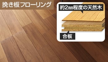 挽き板フローリングとは？