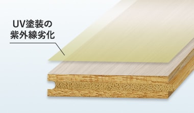 塗膜の紫外線劣化