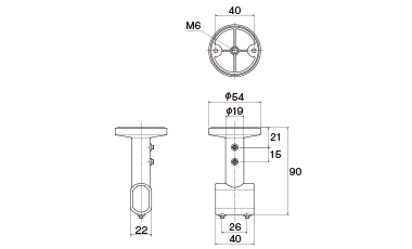 センターブラケット