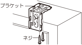 ブラケットの取付け