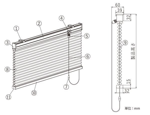 標準仕様 製品構造