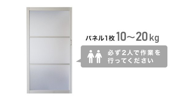 必ず2人で作業!