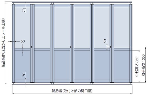 正面図(パネル表)