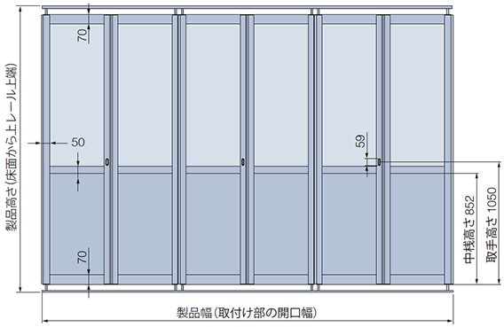 正面図（パネル表）